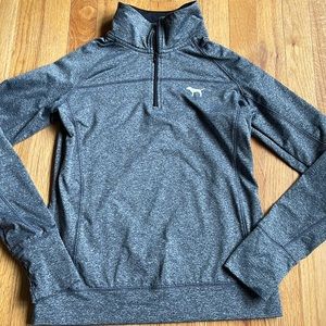 VS Pink ultimate athletic quarter zip top small